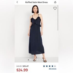 Old Navy Elegant Navy Blue Dress